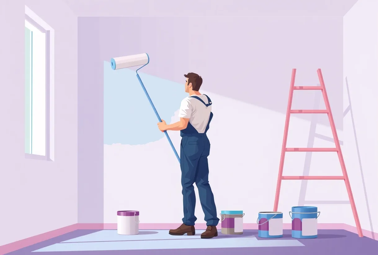 Peintre Clamart 92140 en intervention sur un chantier