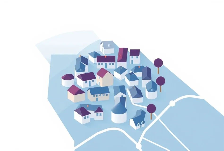 Carte du secteur d'intervention autour de Clamart (92140)